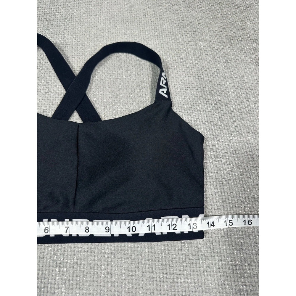 Under Armour Crossback Sports Bra Lot Of 2 Logo Strappy Back Large Read - Picture 4 of 8
